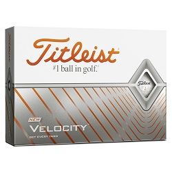   Golfbolde Titleist Velocity - hvid, pink og orange